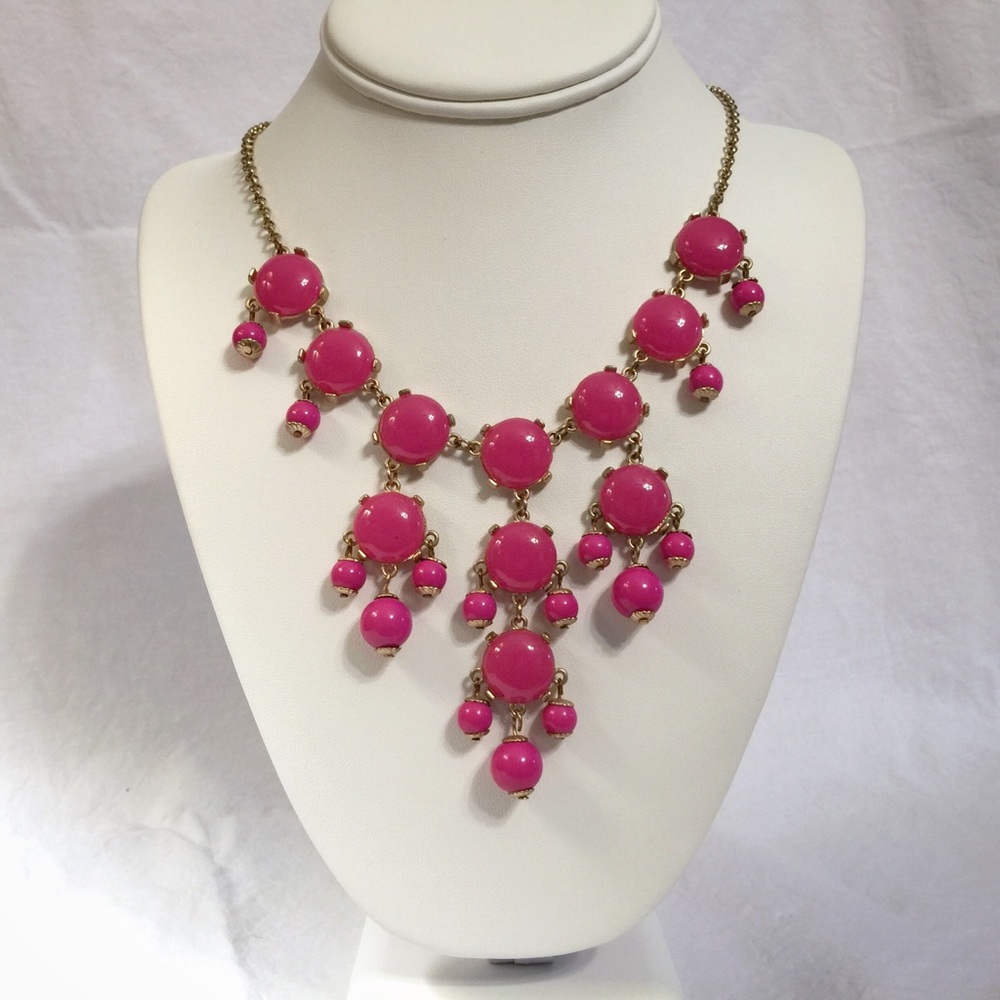 Pink Bubble Necklace 23” to 25”
